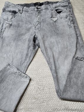 Jordan Craig Legacy Edition Collins Jeans Men's 44x32 Gray Cotton Denim Straight